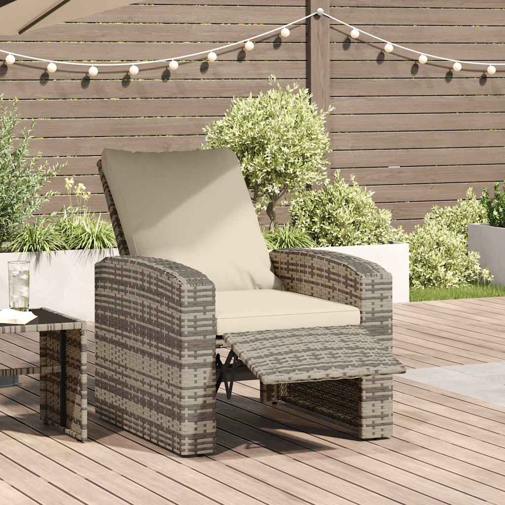 Reclinerstol För Trädgården Med Dynor Konstrotting