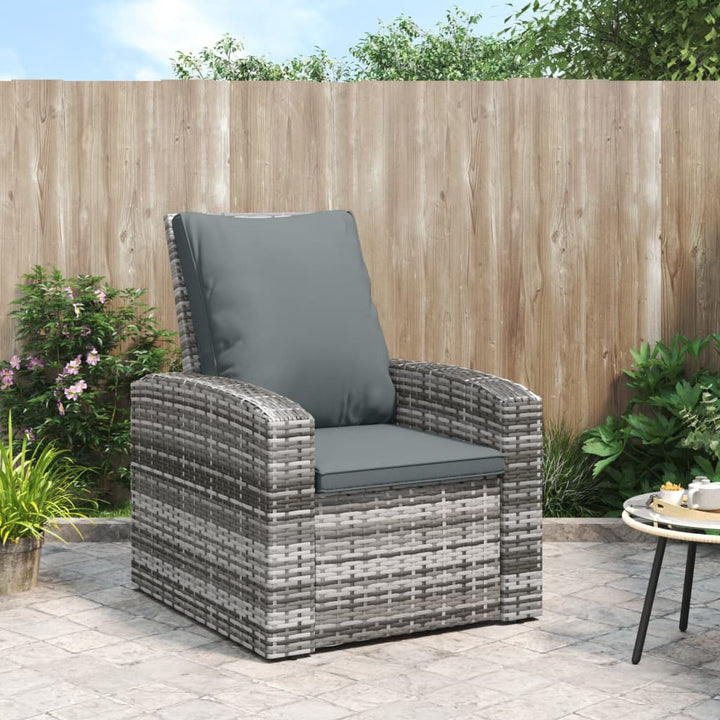Reclinerstol För Trädgården Med Dynor Konstrotting