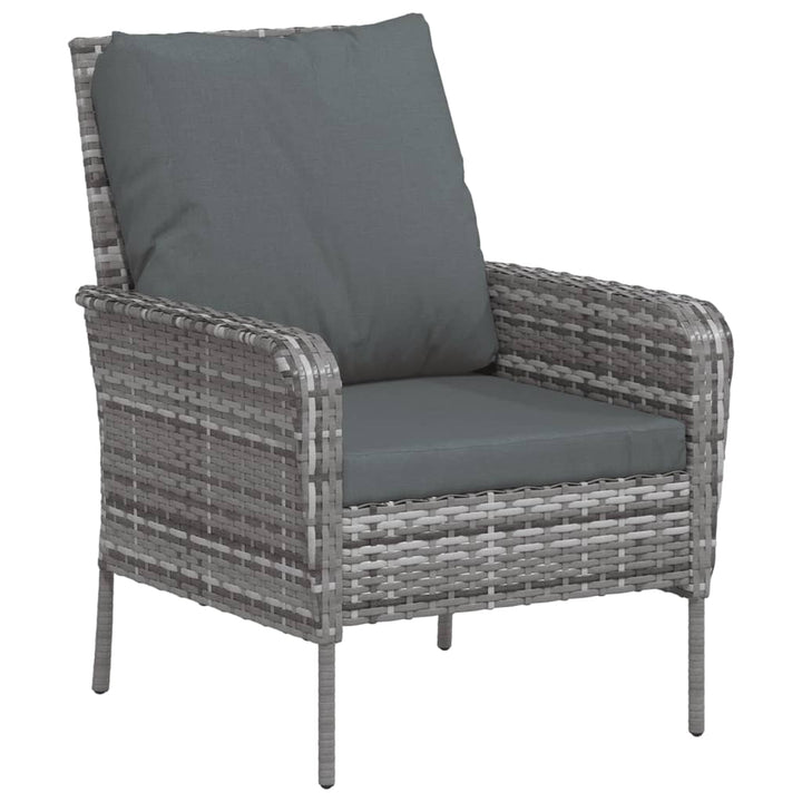 Reclinerstol För Trädgården Med Fotpall Konstrotting