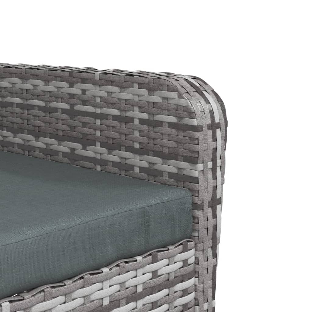 Reclinerstol För Trädgården Med Fotpall Konstrotting