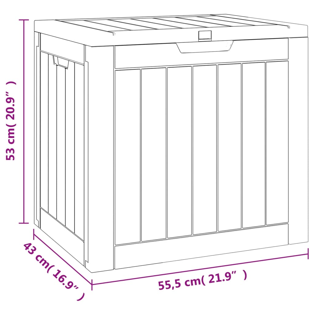 Dynbox 55,5X43X53 Cm Polypropen