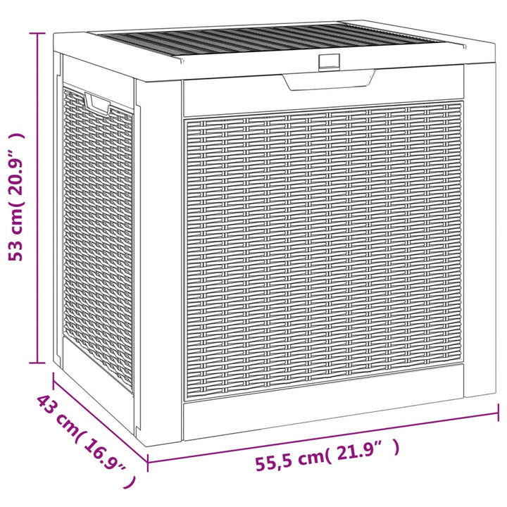 Dynbox 55,5X43X53 Cm Polypropen