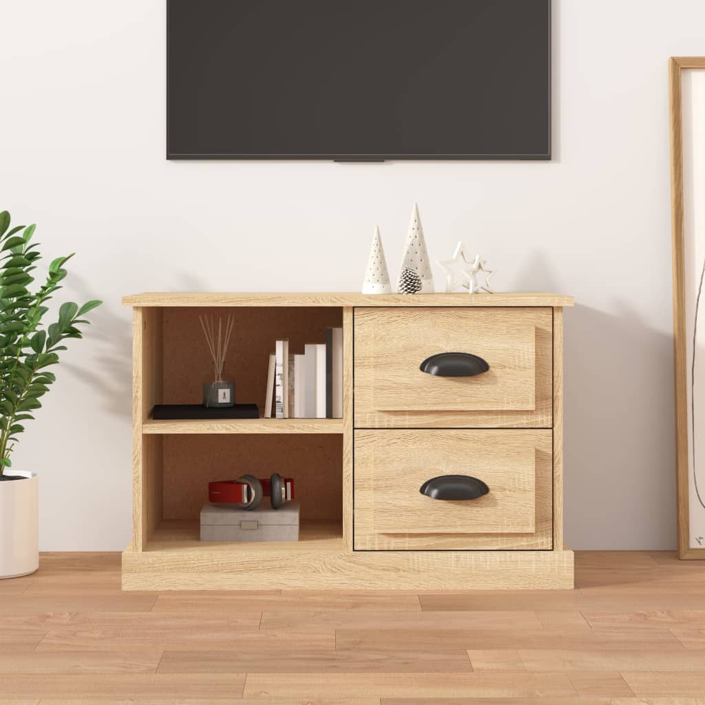 Tv-Skåp Sonoma-Ek 102X35,5X47,5 Cm Konstruerat Trä