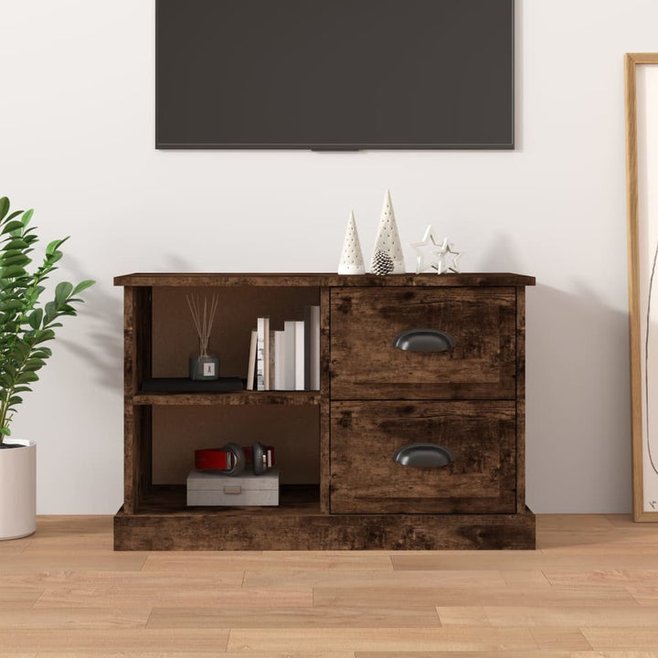 Tv-Skåp Sonoma-Ek 102X35,5X47,5 Cm Konstruerat Trä