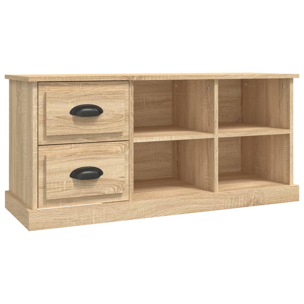 Tv-Skåp Sonoma-Ek 102X35,5X47,5 Cm Konstruerat Trä