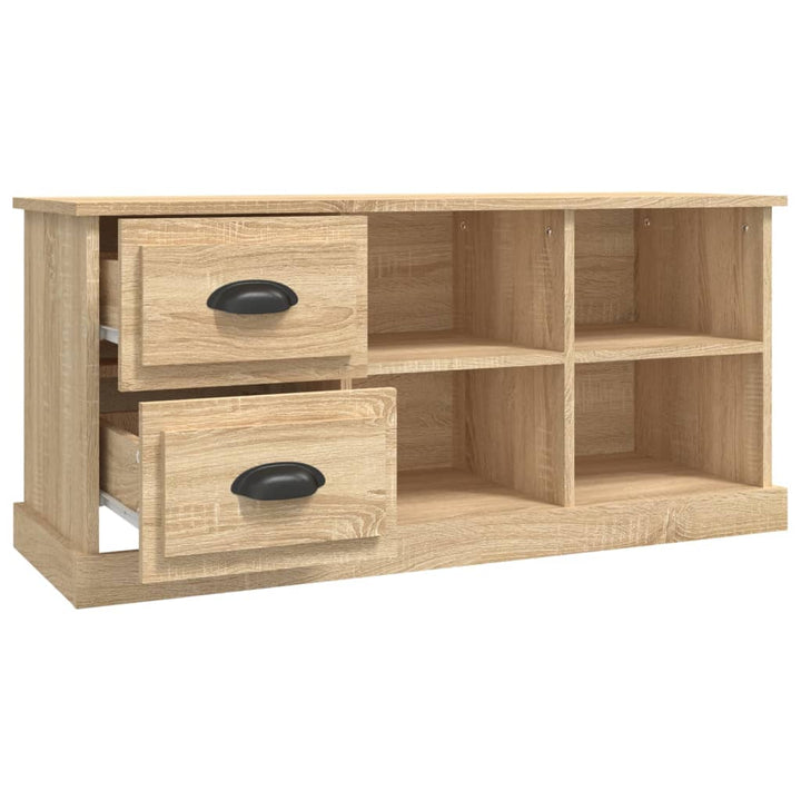 Tv-Skåp Sonoma-Ek 102X35,5X47,5 Cm Konstruerat Trä