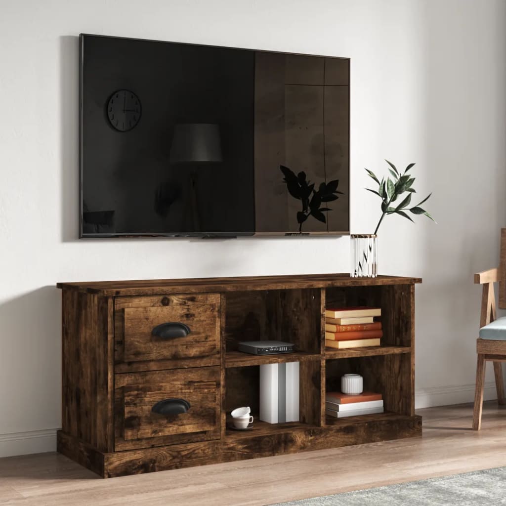 Tv-Skåp Sonoma-Ek 102X35,5X47,5 Cm Konstruerat Trä