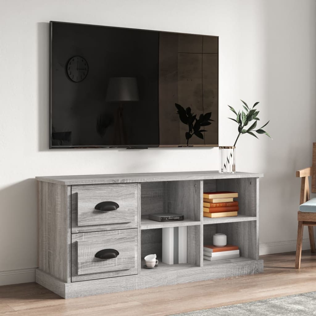 Tv-Skåp Sonoma-Ek 102X35,5X47,5 Cm Konstruerat Trä