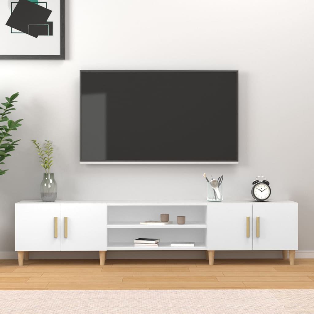 Tv-Skåp Åldrat Trä 180X31,5X40 Cm Konstruerat Trä