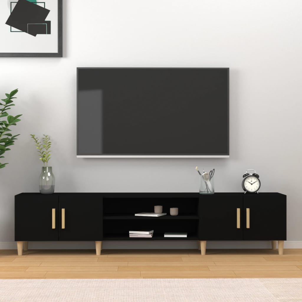 Tv-Skåp 180X31,5X40 Cm Konstruerat Trä