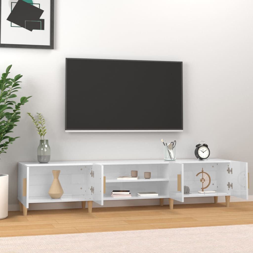 Tv-Skåp 180X31,5X40 Cm Konstruerat Trä