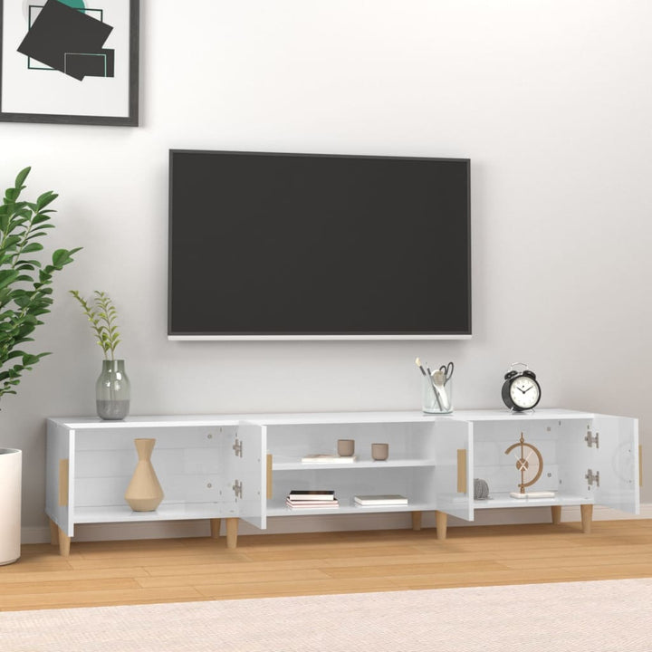 Tv-Skåp 180X31,5X40 Cm Konstruerat Trä