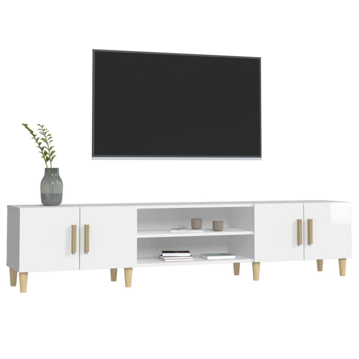 Tv-Skåp 180X31,5X40 Cm Konstruerat Trä