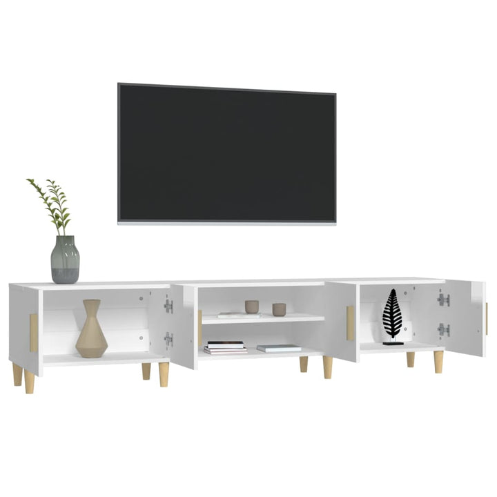 Tv-Skåp 180X31,5X40 Cm Konstruerat Trä
