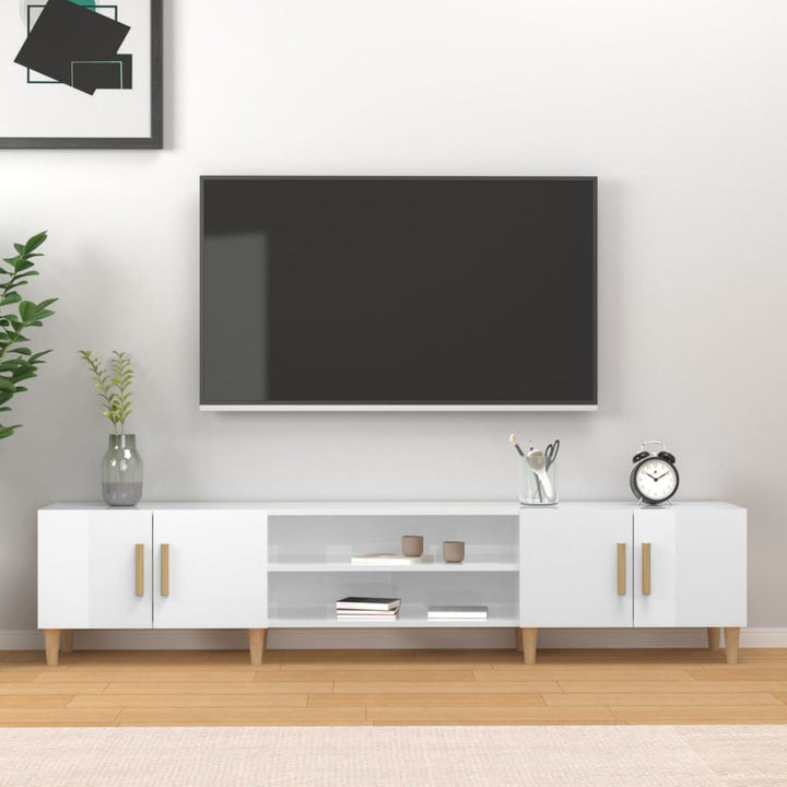 Tv-Skåp 180X31,5X40 Cm Konstruerat Trä