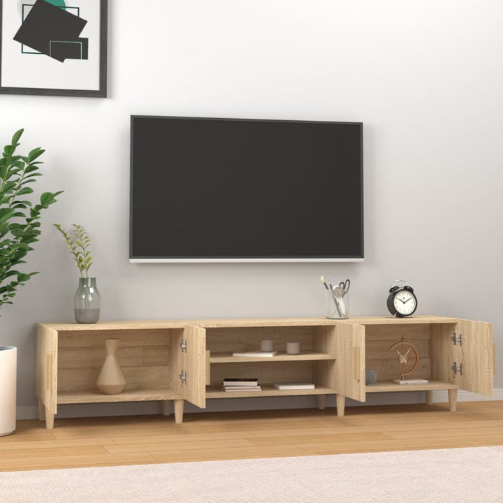 Tv-Skåp 180X31,5X40 Cm Konstruerat Trä
