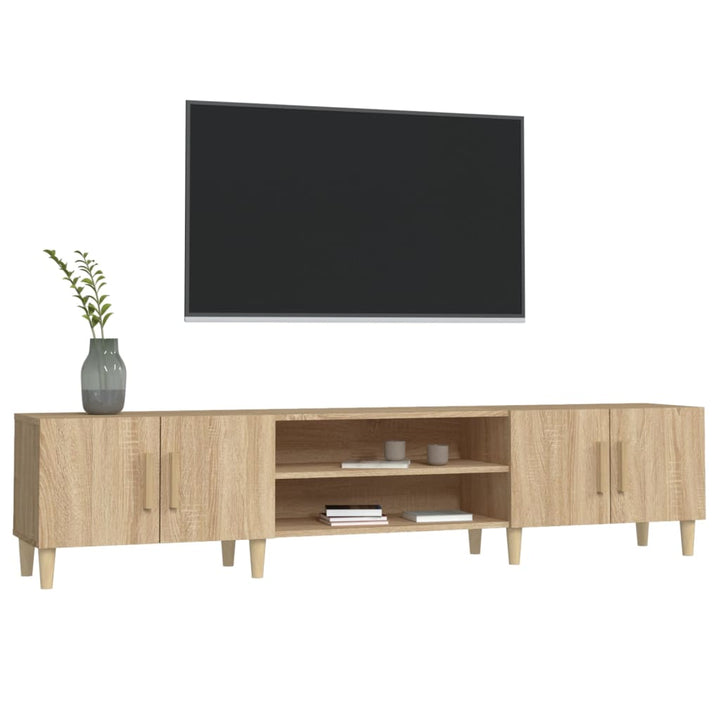 Tv-Skåp 180X31,5X40 Cm Konstruerat Trä