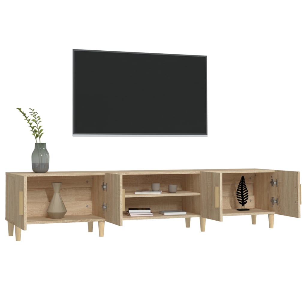Tv-Skåp 180X31,5X40 Cm Konstruerat Trä
