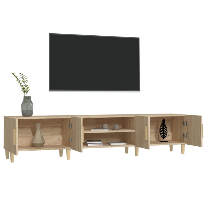 Tv-Skåp 180X31,5X40 Cm Konstruerat Trä
