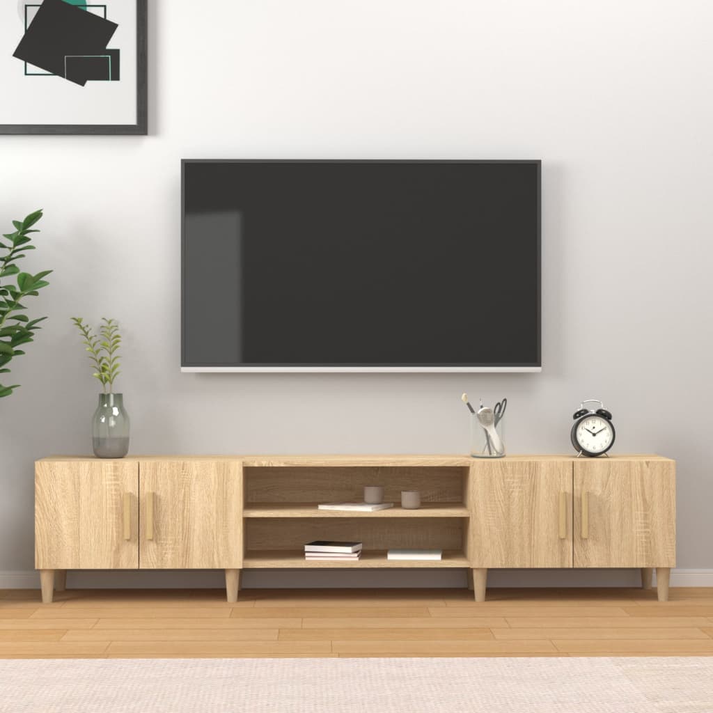 Tv-Skåp 180X31,5X40 Cm Konstruerat Trä