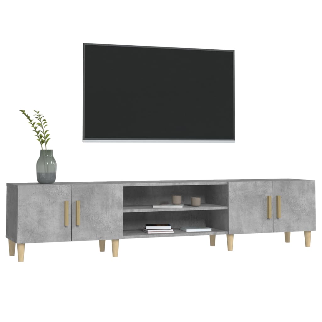 Tv-Skåp 180X31,5X40 Cm Konstruerat Trä