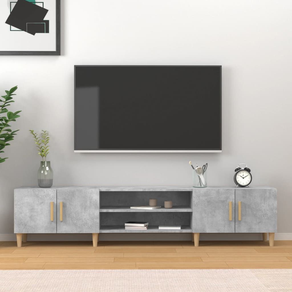 Tv-Skåp 180X31,5X40 Cm Konstruerat Trä
