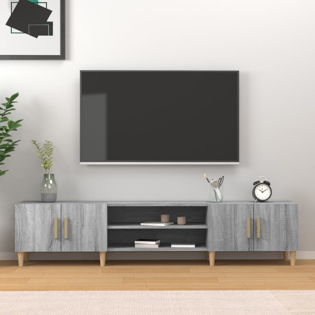Tv-Skåp 180X31,5X40 Cm Konstruerat Trä