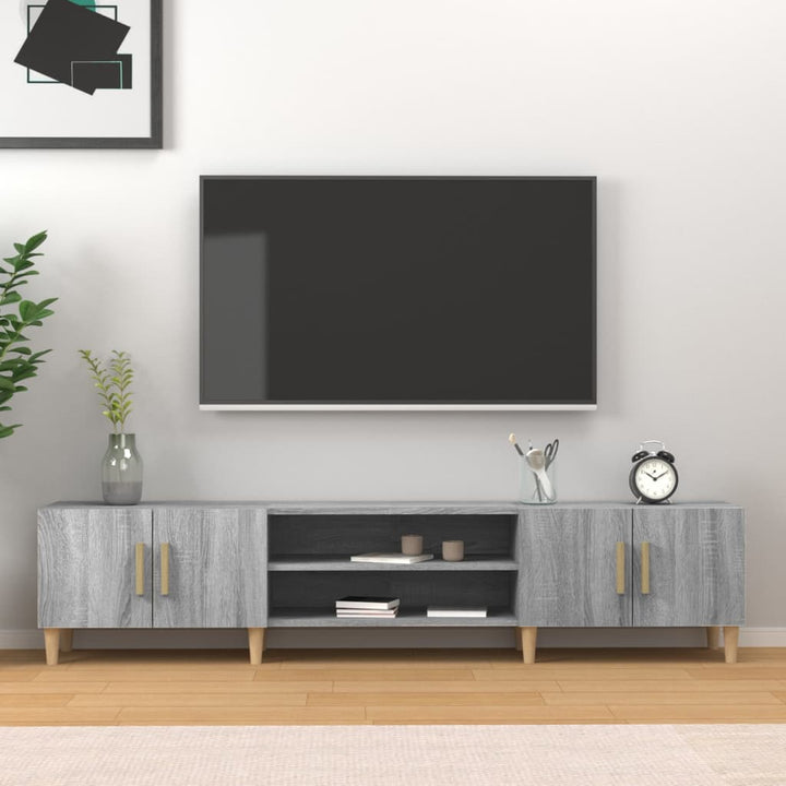 Tv-Skåp 180X31,5X40 Cm Konstruerat Trä