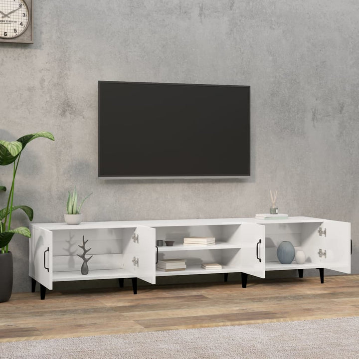 Tv-Skåp 180X31,5X40 Cm Konstruerat Trä