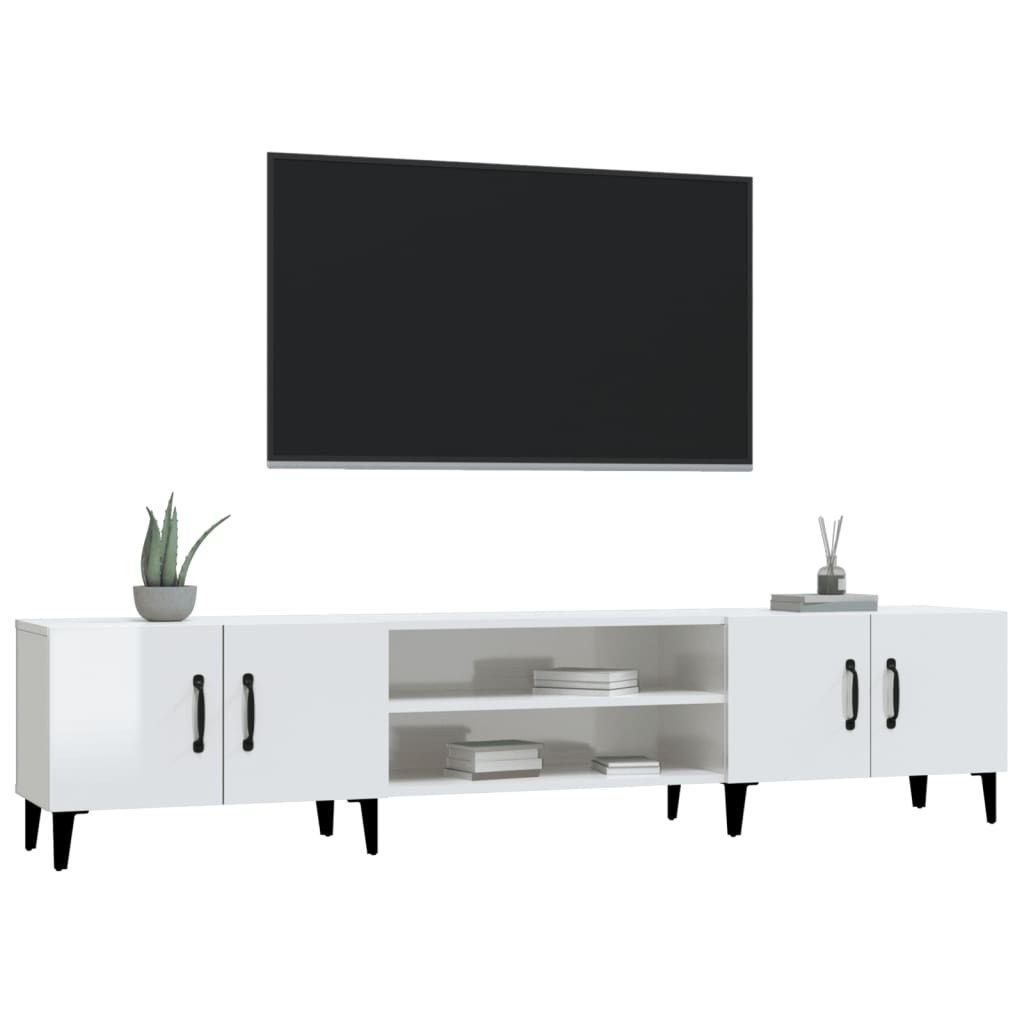 Tv-Skåp 180X31,5X40 Cm Konstruerat Trä