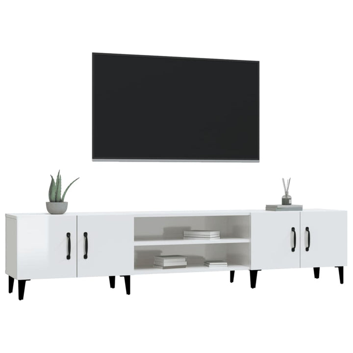 Tv-Skåp 180X31,5X40 Cm Konstruerat Trä
