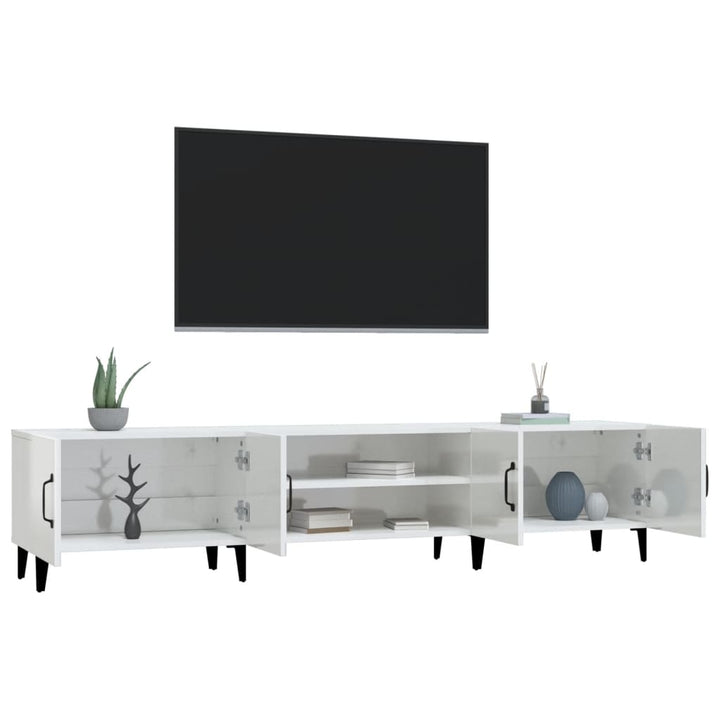 Tv-Skåp 180X31,5X40 Cm Konstruerat Trä
