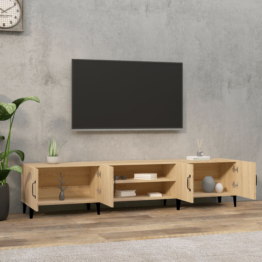 Tv-Skåp 180X31,5X40 Cm Konstruerat Trä