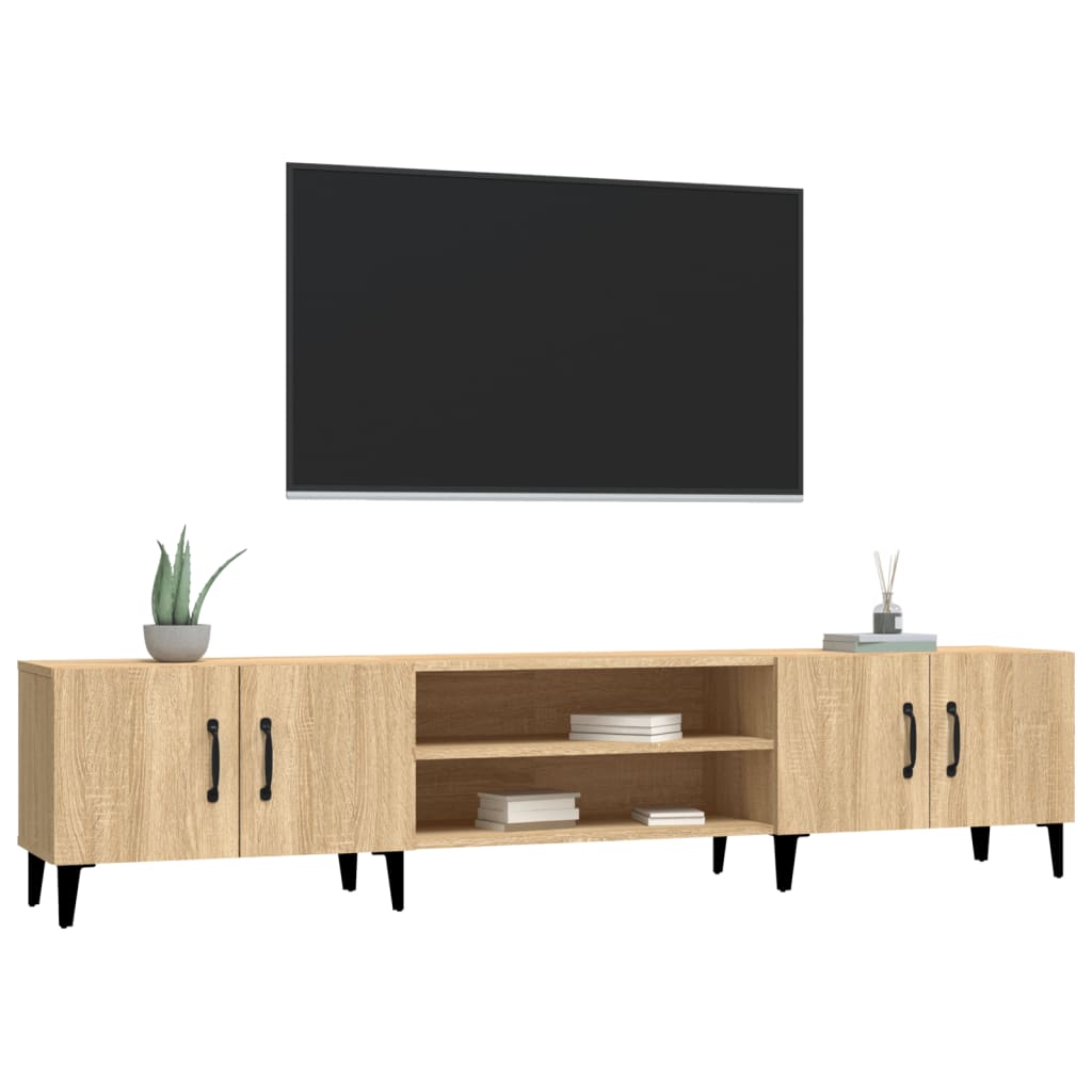 Tv-Skåp 180X31,5X40 Cm Konstruerat Trä