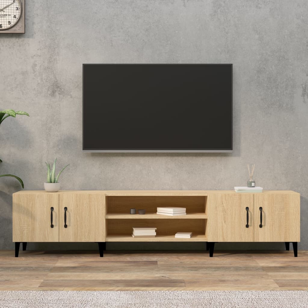 Tv-Skåp 180X31,5X40 Cm Konstruerat Trä