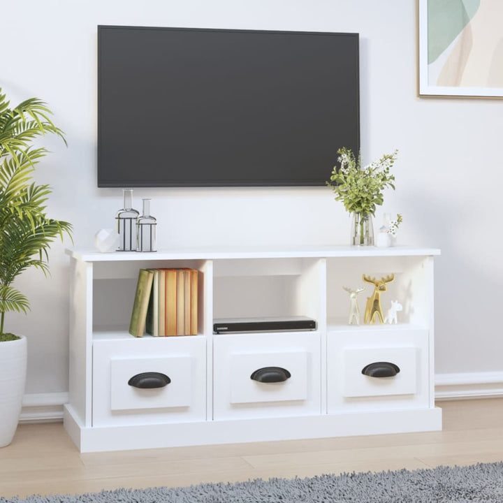 Tv-Bänk 100X35X50 Cm Konstruerat Trä