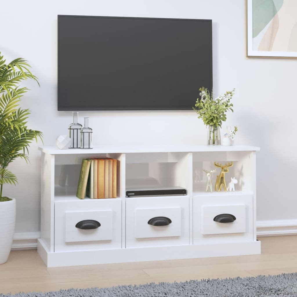Tv-Bänk 100X35X50 Cm Konstruerat Trä