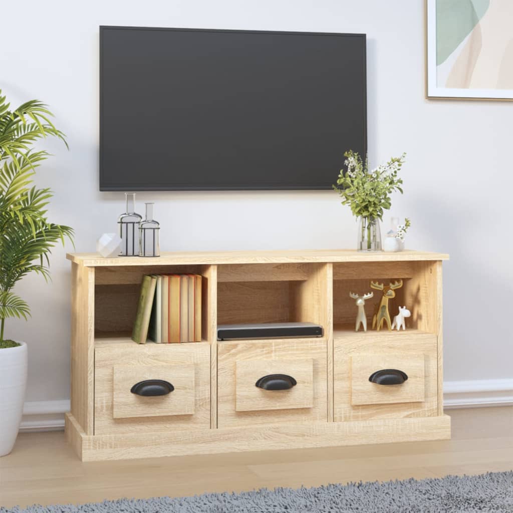 Tv-Bänk 100X35X50 Cm Konstruerat Trä
