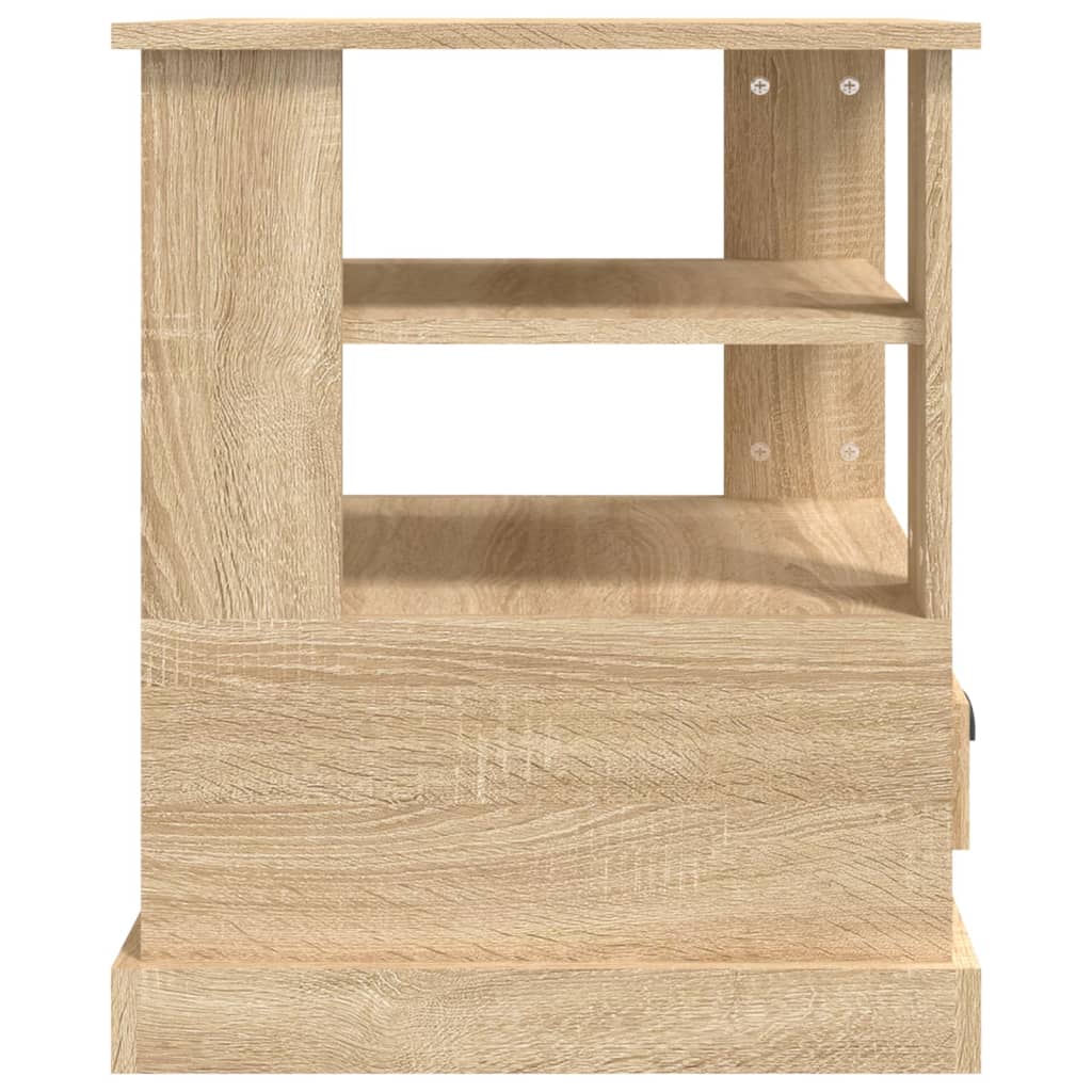 Sidobord Sonoma-Ek 50X50X60 Cm Konstruerat Trä