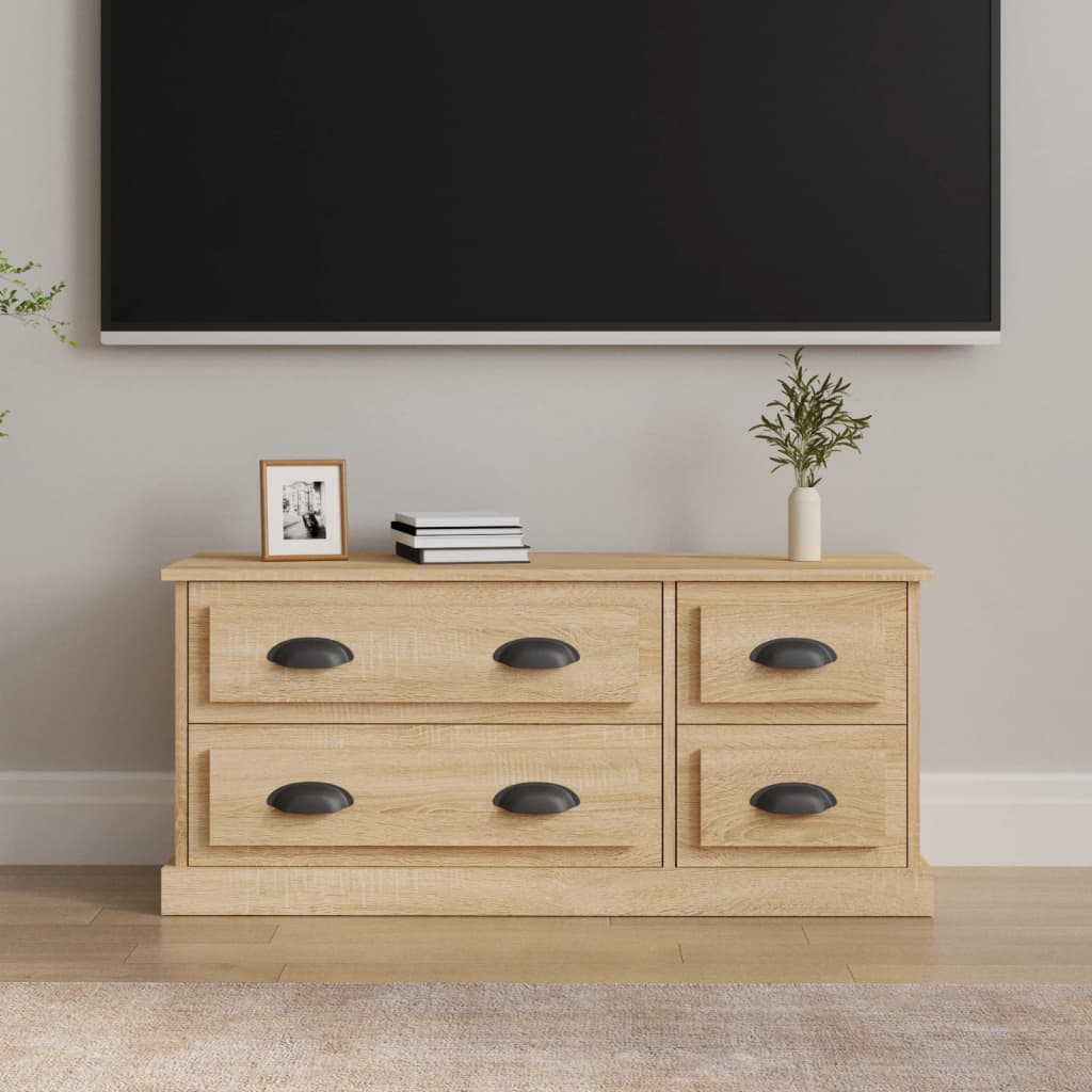 Tv-Bänk 100X35,5X45 Cm Konstruerat Trä
