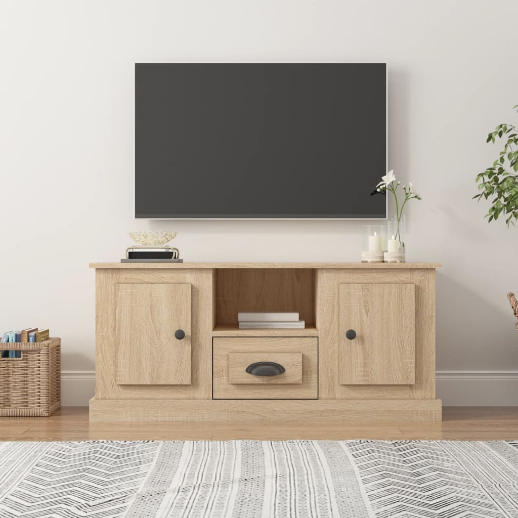 Tv-Bänk 100X35,5X45 Cm Konstruerat Trä