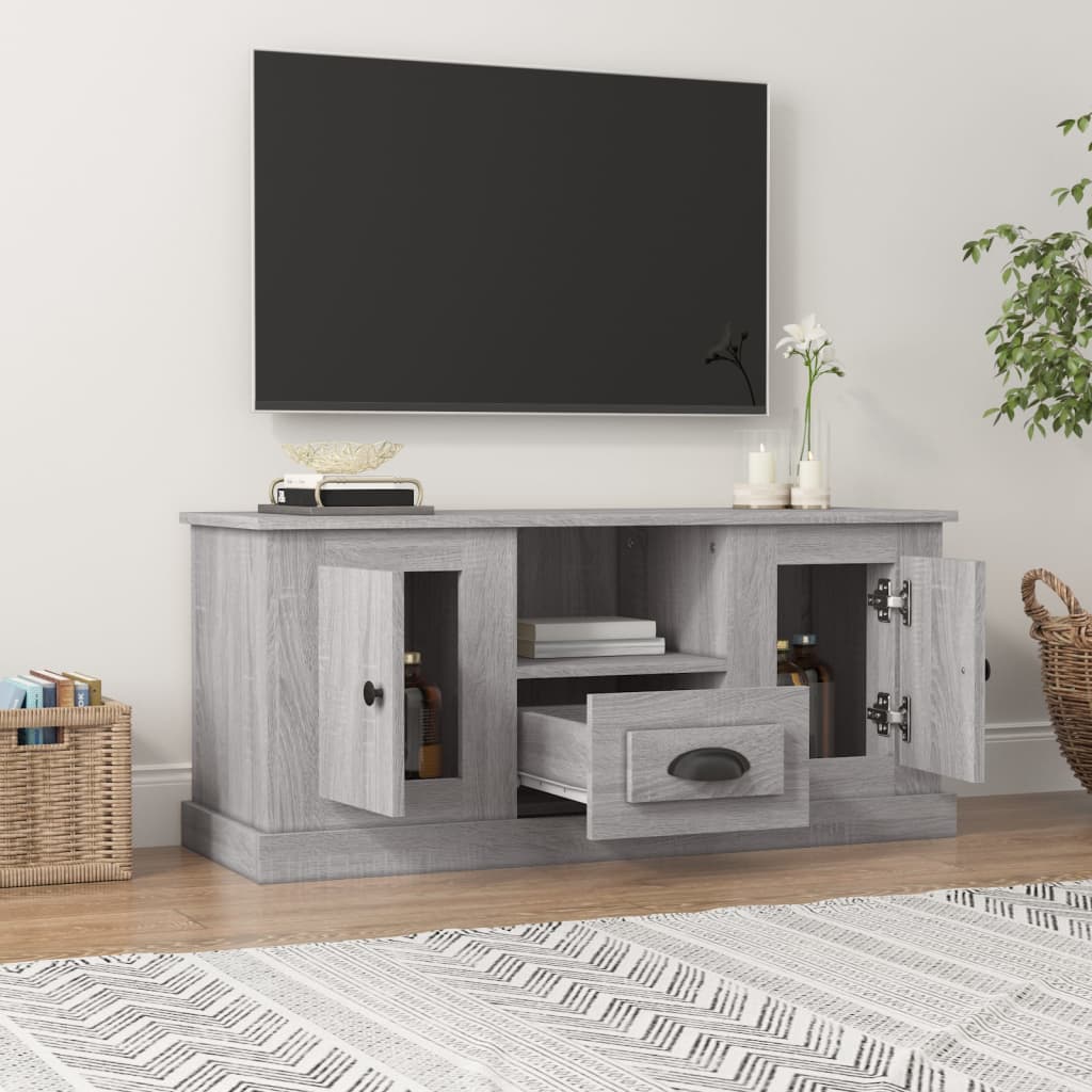 Tv-Bänk 100X35,5X45 Cm Konstruerat Trä