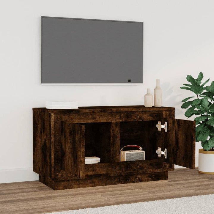 Tv-Bänk 80X35X45 Cm Konstruerat Trä