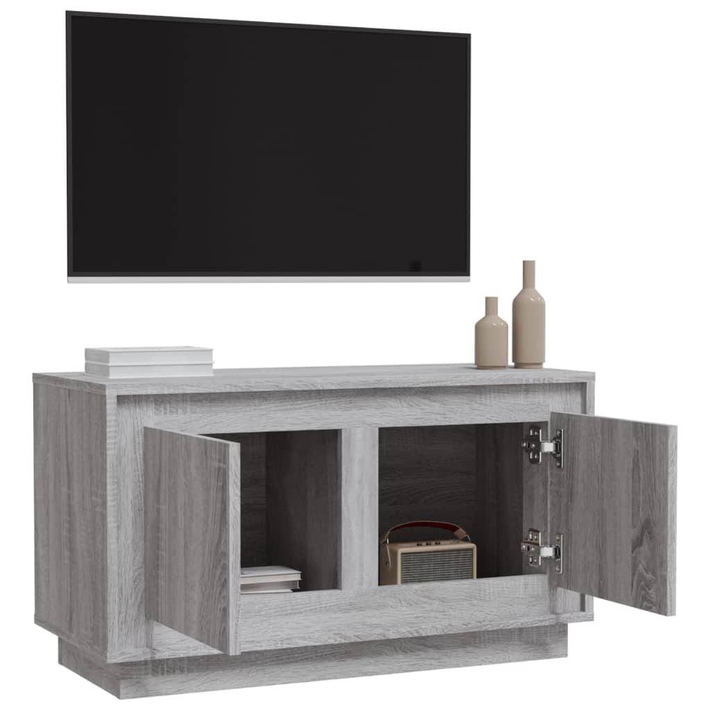 Tv-Bänk 80X35X45 Cm Konstruerat Trä