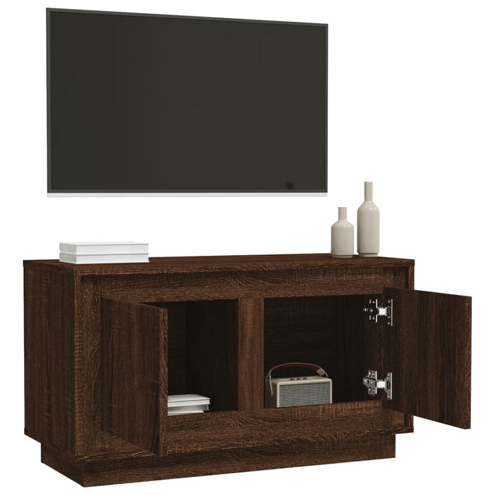 Tv-Bänk 80X35X45 Cm Konstruerat Trä