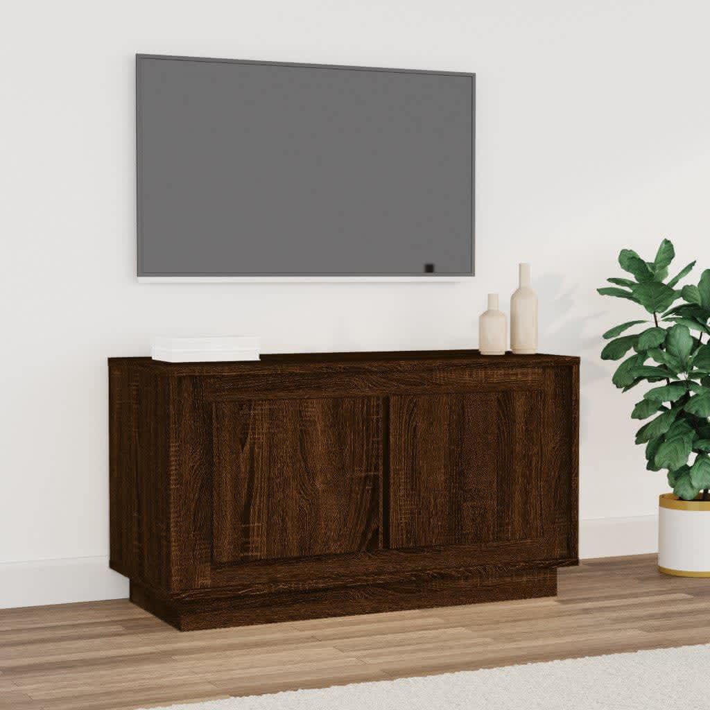 Tv-Bänk 80X35X45 Cm Konstruerat Trä