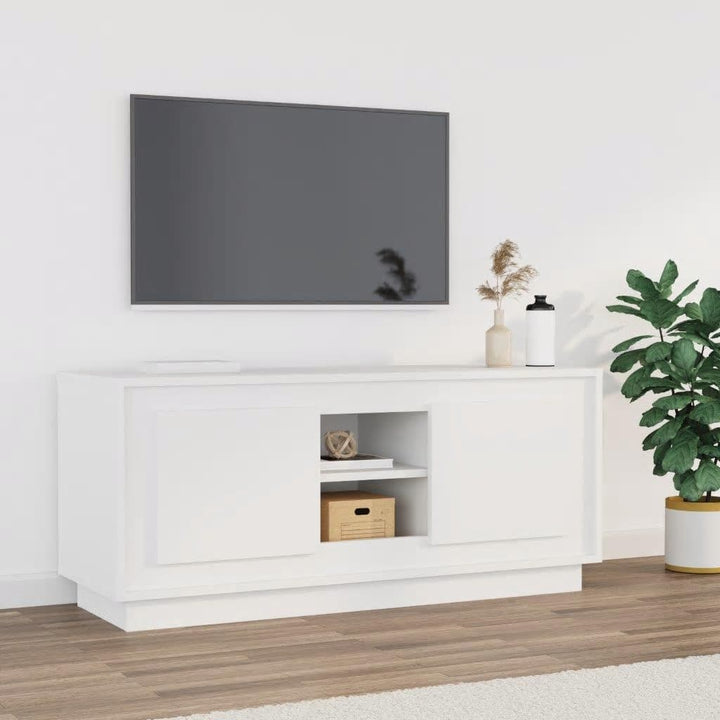 Tv-Bänk 102X35X45 Cm Konstruerat Trä