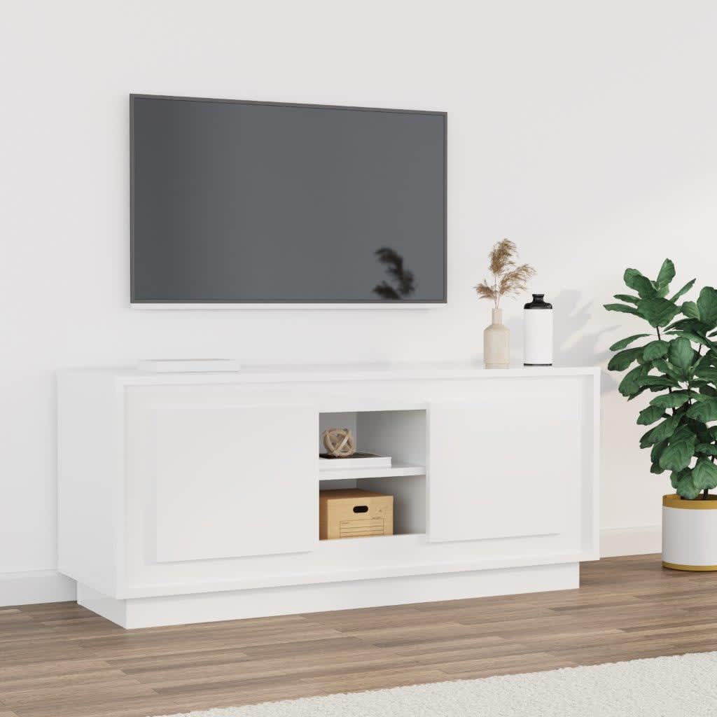 Tv-Bänk 102X35X45 Cm Konstruerat Trä