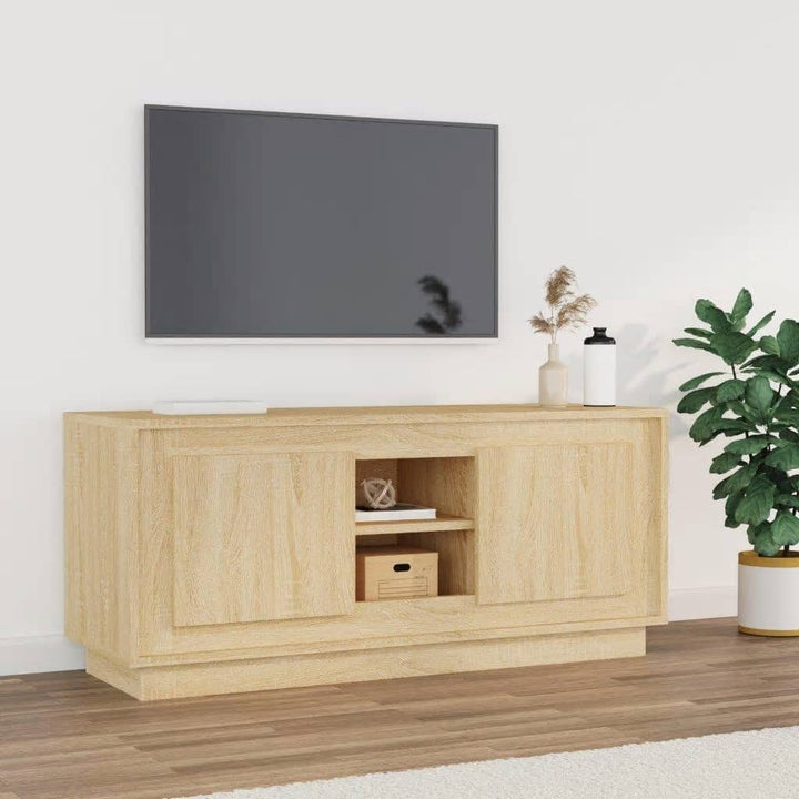 Tv-Bänk 102X35X45 Cm Konstruerat Trä