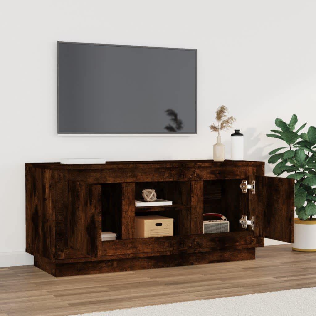 Tv-Bänk 102X35X45 Cm Konstruerat Trä